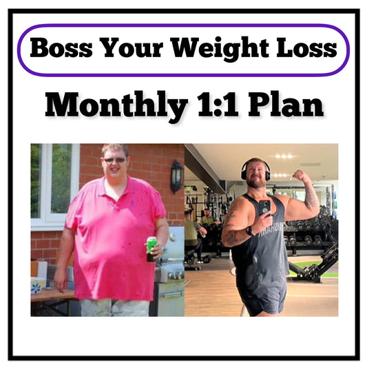 Boss Your Weight Loss 1:1 Plan (Community Included) Monthly Sign Up